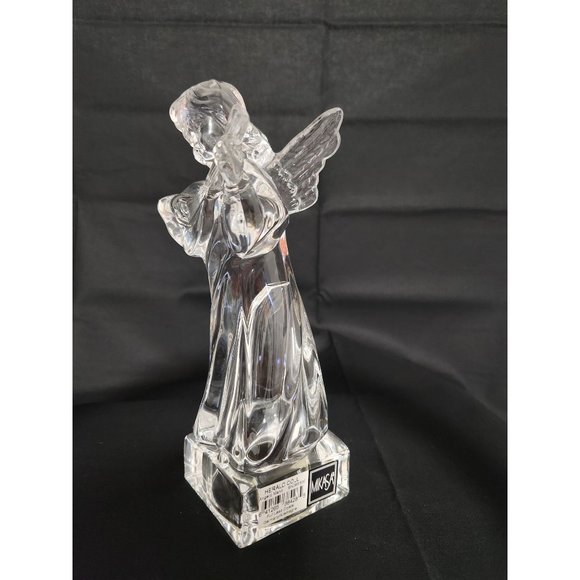 Mikasa Crystal Clear Glass Angelic Mandolin Figurine - Picture 2 of 8